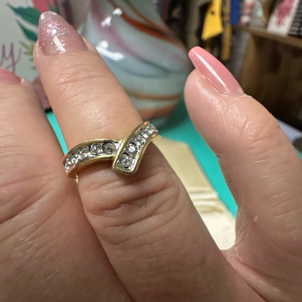 Estate Gold and Silver Women's Ring